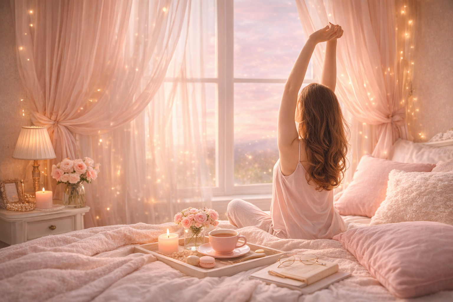 柔和光線下的日常杯飲與桌面,帶出慢節奏的生活儀式感